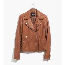 Madewell Jackets Coats Madewell Washed Leather Jacket In Burnt Sienna Poshmark