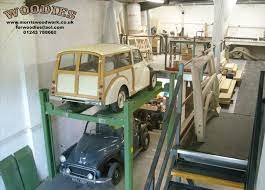 Woodies Use A Strongman Glenfinnan 4 Post Lift To Restore Morris Minors 4 Post Lift British Home Car Lifts