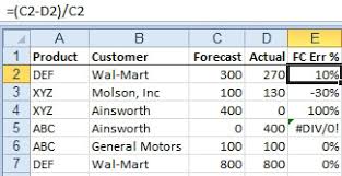 To separate ranges instead of Excel Measure The Accuracy Of A Sales Forecast Excel Articles
