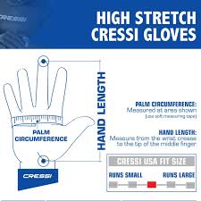 cressi high stretch premium neoprene diving gloves 2 5mm 3 5mm and 5mm for men and women