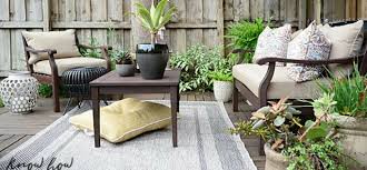 bring your indoor decor outdoors