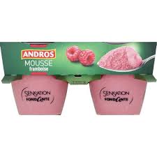 Andros Mousse Framboise Monoprix Fr