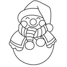 Vous pourrez ensuite faire du coloriage comme bon vous semble ! Coloriage Bonhomme De Neige Coloriages De Noel