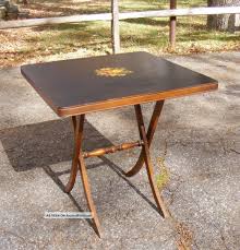 Shop for wooden card table sets online at target. Free Download Vintage Antique Wood With Black Floral Folding Card Table 1 Lgwjpg 980x1024 For Your Desktop Mobile Tablet Explore 47 Vintage Folding Wallpaper Table Vintage Wallpaper Table Wallpaper