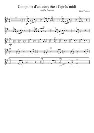 Comptine D Un Autre été L Après Midi Piano Amelie Poulain Comptine D Un Autre Ete L Apres Midi Yann Tiersen Moyen Comptine D Un Autre Ete Yann Tiersen Tiersen