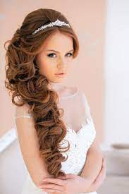Long Curly Wedding Hairstyles With Tiara Long Hair Wedding Styles Quinceanera Hairstyles Short Wedding Hair
