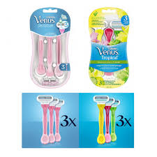 Easy to handle and they last. Gillette Venus 3 Disposable Razors Sensitive Tropical Alat Cukur Shopee Indonesia