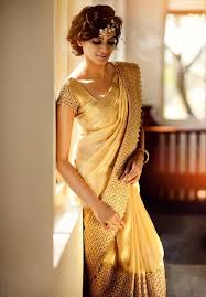 Gorgeous Gold Saree Www Thevogueoutlet Com Indian Fashion Christian Wedding Sarees Indian Outfits