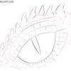 This can be applied to drawing the eyes of cats, dogs, monkeys, lizards, snakes, and other reptiles, frogs, birds, etc. 3