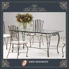 Ferforje Masa 05336910626 Koltuklar Dekor Sandalye