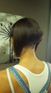 The short haircut bob is the perfect solution. Inverted Bob Shaved Nape Novocom Top