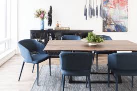 William Dining Chair Navy Blue Interior Design Trendy Dining Room Blue Dining Chair Rectangular Dining Table