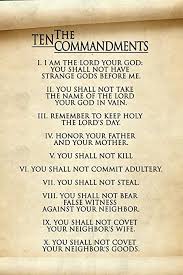 Use the packing tape to tape the hopscotch board to the floor, and hop to it! Amazon Com The Ten Commandments Vintage Poster 10 Commandments Poster Art Print Posters Prints