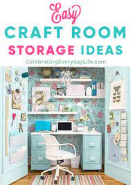 A perfect spot for cricut crafting. Easy Craft Room Storage Ideas