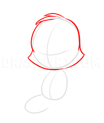 Next draw a vertical guideline across the curvature of the circle then draw a horizontal across the face. How To Draw A Furry Chibi Cat Furry Step By Step Drawing Guide By Dawn Dragoart Com
