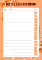 Einkaufsliste als pdf gratis vorlage to do listen ausdrucken. Meine Vorlagen Zur Planung Und Organisation Flower Pdf Vorlage Zum Ausdrucken