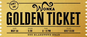 Golden Ticket Template 1 Golden Ticket Template Ticket Template Golden Ticket