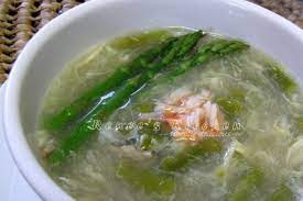Crab Asparagus Soup Sup Kepiting Asparagus Asparagus Soup Soup Asparagus