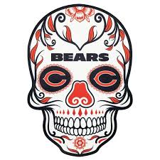 The chicago bears are a professional american football team based in chicago.the bears compete in the national football league (nfl) as a member club of the league's national football conference (nfc) north division. Applied Icon Nfl Chicago Bears Outdoor Skull Graphic Small Nfos0601 The Home Depot