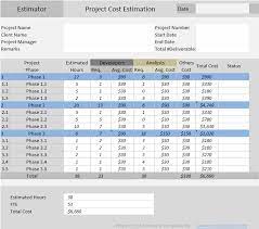Total beginner in excel, just trying to make a file that will track my running. Project Cost Estimator Excel Template Free Download