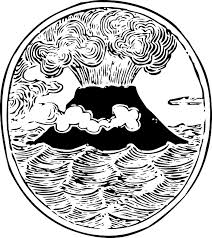 ✓ free for commercial use ✓ high quality images. Black White Cartoon Explosion Volcano Earthquake Volcano Etching Full Size Png Download Seekpng