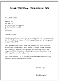 Tidak sedikit karyawan juga yang mungkin sudah tidak merasa cocok lagi bekerja di perusahaan tersebut, ataupun dikarenakan. Download Surat Pengunduran Diri Karyawan Pt Gif Waluyo Id
