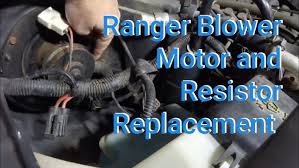 DIY: Ford Ranger Blower Motor Resistor Replacement - YouTube