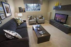 Finished Basement Hangout Contemporary Media Room Chicago Mary Cook Media Room Design Small Media Rooms Small Game Rooms