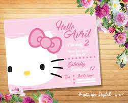 This Item Is Unavailable Etsy Hello Kitty Invitations Hello Kitty Birthday Invitations Hello Kitty Birthday Party