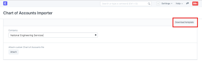 Chart Of Accounts Importer