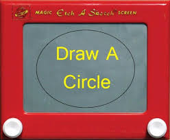 An etch a sketch has a thick, flat gray screen in a red plastic frame. Episode 15 Hack An Etch A Sketch To Draw Circles 5 Steps Instructables