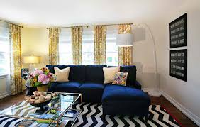 But how to keep a pale living room from feeling too chilly and formal? 20 Amazing Blue Black White Yellow Living Rooms Home Design Lover