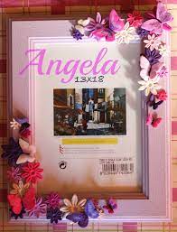 Cornice Personalizzata Con Farfalle E Fiori In Fimo Photo Frame With Flowers And Butterfly Cornici Personalizzate Cornici Fiori