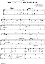 Someone To Watch Over Me Sheet Music Online Sheet Music Piano Sheet Music