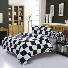 It is better for you to wash in cold water and use mild detergent. Classical Black And White Cotton Bedding Set Home Textile Bed Linen Duvet Cover Bedclothes Twin Full Queen King Size White Cotton Bedding Set Cotton Bedding Setking Size Aliexpress