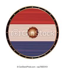 Download this premium vector about netherlands flag, and discover more than 13 million professional graphic resources on freepik. Round Viking Style Shield With Netherlands Flag A Viking Round Shield With The Netherlands Flag Color Design Isolated On A Canstock