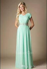 Browse david's bridal collection of mint green dresses to find pretty light & seafoam green dresses in maxi styles & more, that are perfect for any event. High Quality Beaded Mint Green Bridesmaid Dress Modest A Line Chiffon Formal Maid Of Honor Dress Wedding Guest Gown Custom Made Plus Size Uk 2021 From Beautypal Prom Dresses Modest Modest