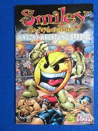 SMILEY THE PSYCHOTIC BUTTON WHACKY WRESTLING SPECIAL CHAOS COMICS 1999 |  eBay