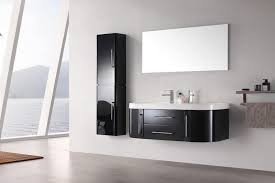 Meuble Salle De Bain Double Vasque Noir Laque Brillant 120 Cm Sdb 2081 N Salle De Bains Double Vasque Meuble Salle De Bain Meuble Sanitaire