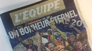 L'équipe (pronounced lekip, french for the team) is a french nationwide daily newspaper devoted to sport, owned by éditions philippe amaury. Coupe Du Monde Face A La Demande La Une De L Equipe En Hommage Aux Bleus A Du Etre Reeditee Cnews