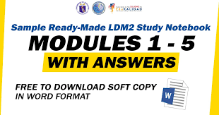 Go math grade 4 answer key. Ldm2 Modules 1 5 With Answers Free Soft Copy Deped Click