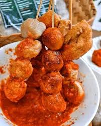 Bakso bakar merupakan salah satu varian hidangan bakso di indonesia yang pengolahannya dengan cara dipanggang/dibakar dan diberi bumbu tertentu. Bakso Bakar Mood Girls Cheek Facebook