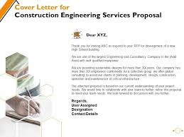 Your project proposal is merely an invitation. Cover Letter For Construction Engineering Services Proposal Ppt Powerpoint Presentation Layouts Layouts Presentation Powerpoint Diagrams Ppt Sample Presentations Ppt Infographics