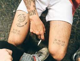 Pin By Becca On Intricate Modern Day Tattoo Designs Thigh Tattoo Men Tattoos Trendy Tattoos