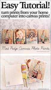 Mod Podge Canvas Photo Prints Mod Podge Canvas Mod Podge Crafts Canvas Photo Prints