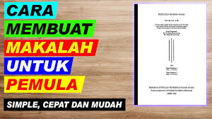 Jul 26, 2020 · materi makalah : Cara Membuat Makalah Untuk Pemula Simple Dan Mudah Youtube