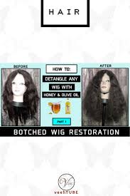 How To Detangle Any Wig How To Make Any Wig Soft Shiny With Honey Olive Oil Wig Revamp Part 1 Detangler Olive Oil Hair Olive Oil Hair Mask