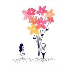 image result for تمبلر رسومات كيوت watercolor palette paper peonies ballon drawing