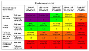 Cardiovascular Risk Stratification Chart With Recommended