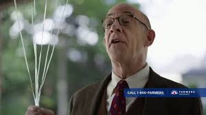 Sit back and enjoy some of allstate's most memorable tv commercials. Farmers Insurance J K Simmons Delivering Balloons Ad Commercial On Tv